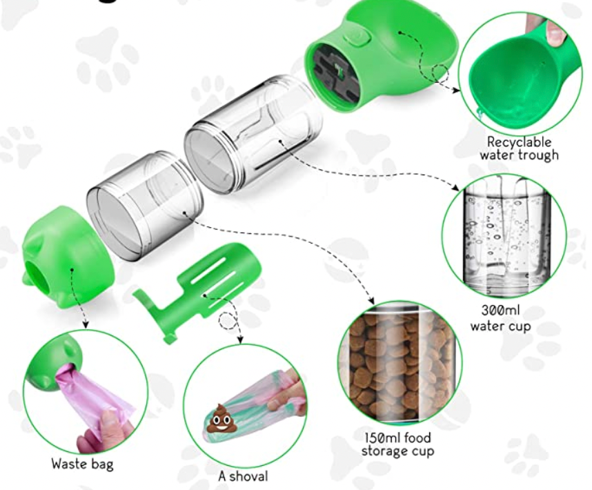 Multifunctional 4 in 1 Pet Bottle